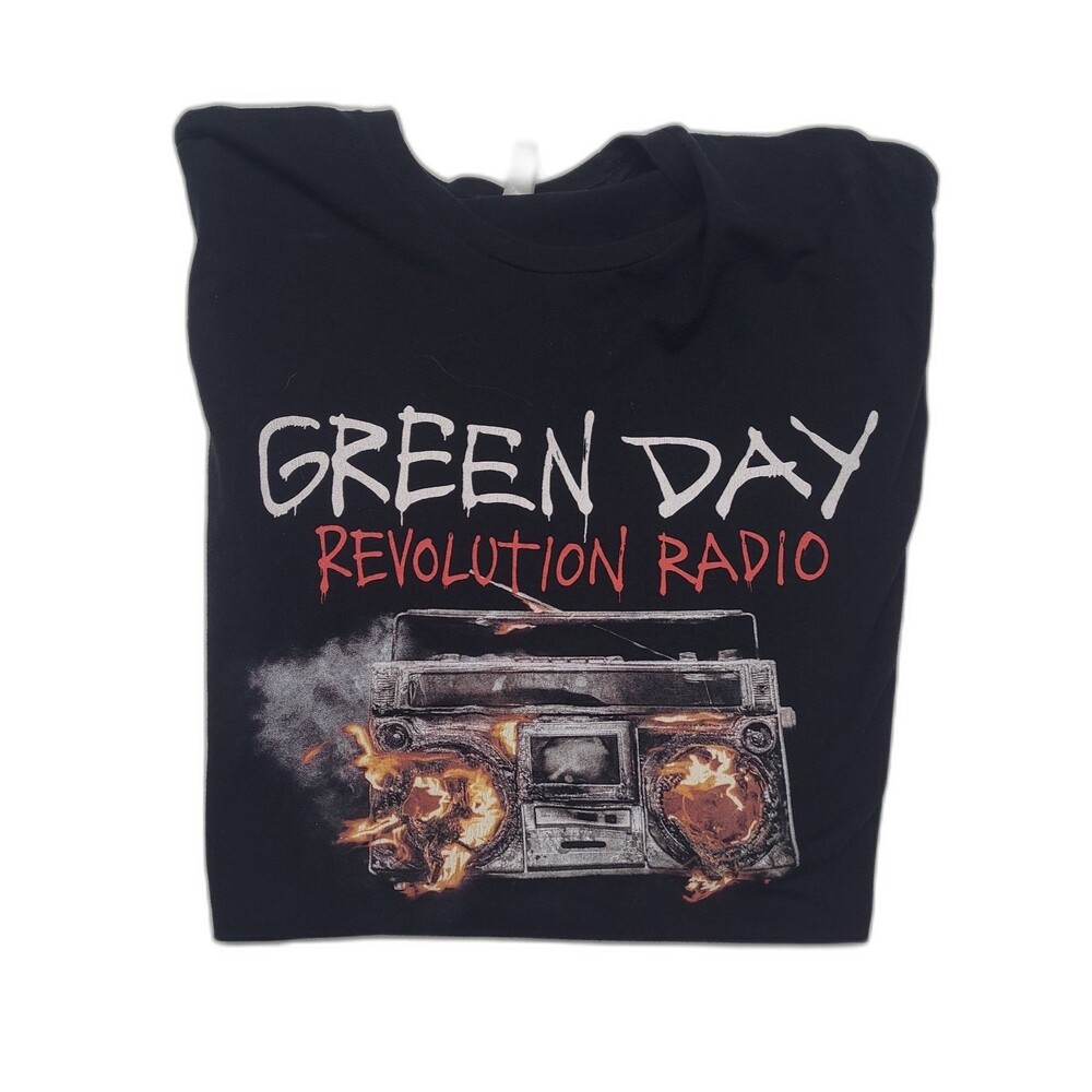 Green Day Revolution Radio Black T-Shirt